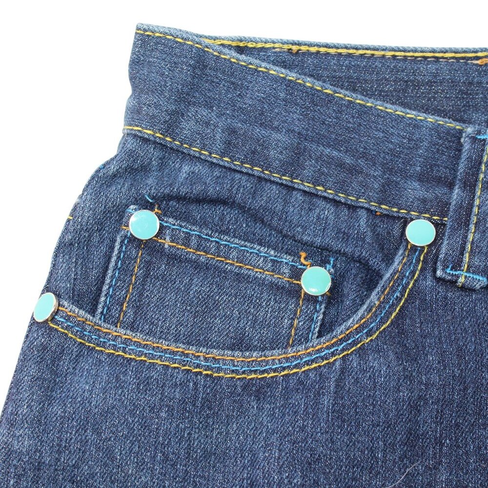 Vintage Coogi Mens 36 X 30 Golden Eagle Wings Embroidered Denim Jeans Streetwear - Picture 11 of 16